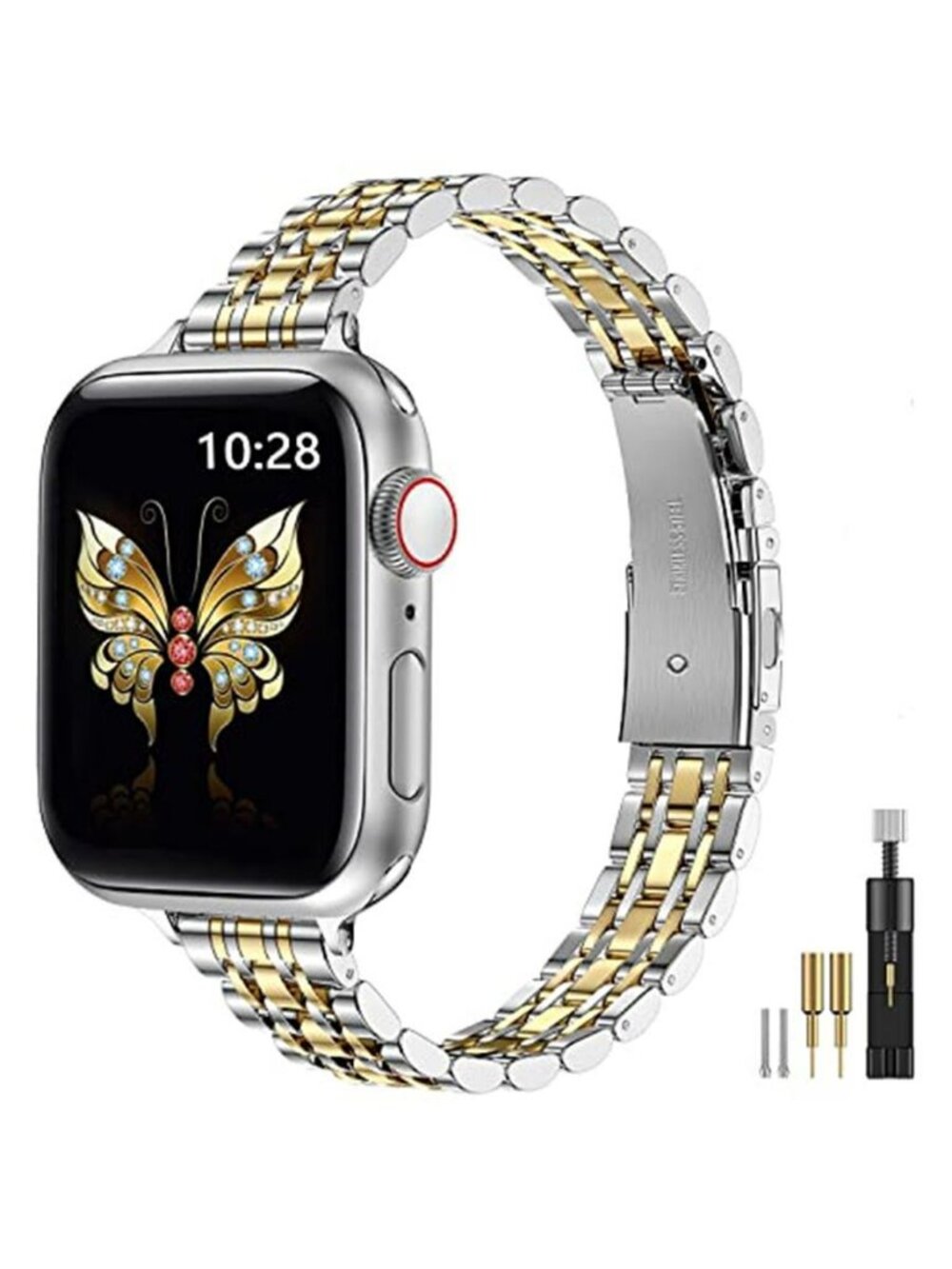 Slim Metal Band Compatible with Apple Watch Band 42mm(Series 11 10)